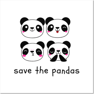 Save the Pandas Posters and Art